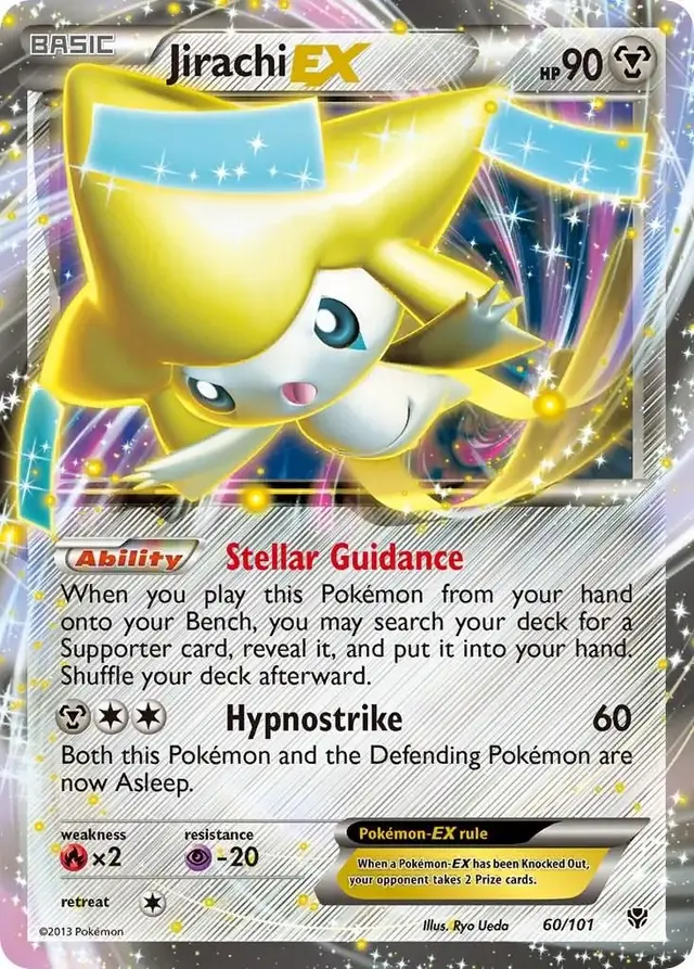 Jirachi EX - Pokemon Plasma Blast #60