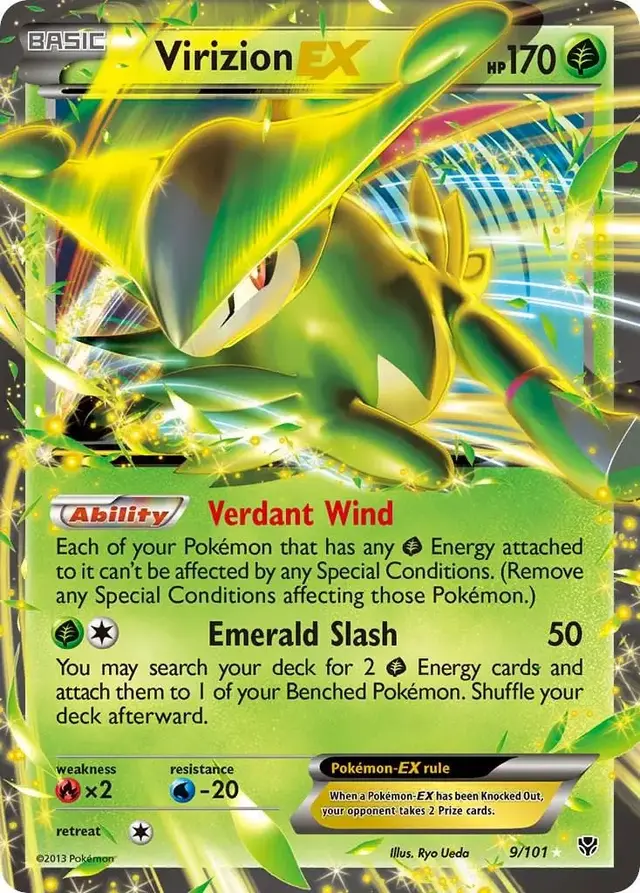 Virizion EX - Pokemon Plasma Blast #9