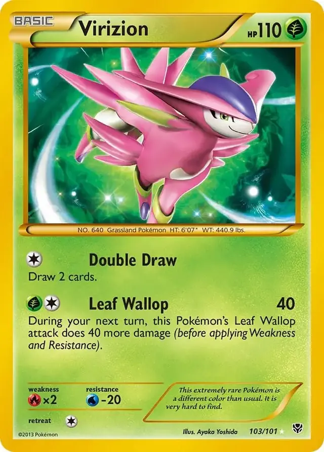 Virizion - Pokemon Plasma Blast #103