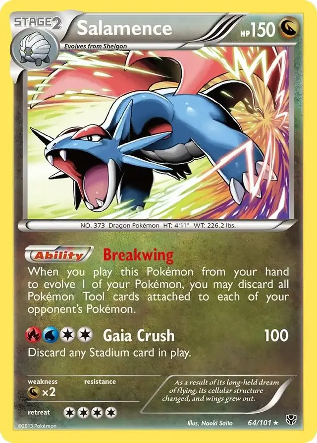 Salamence - Pokemon Plasma Blast #64