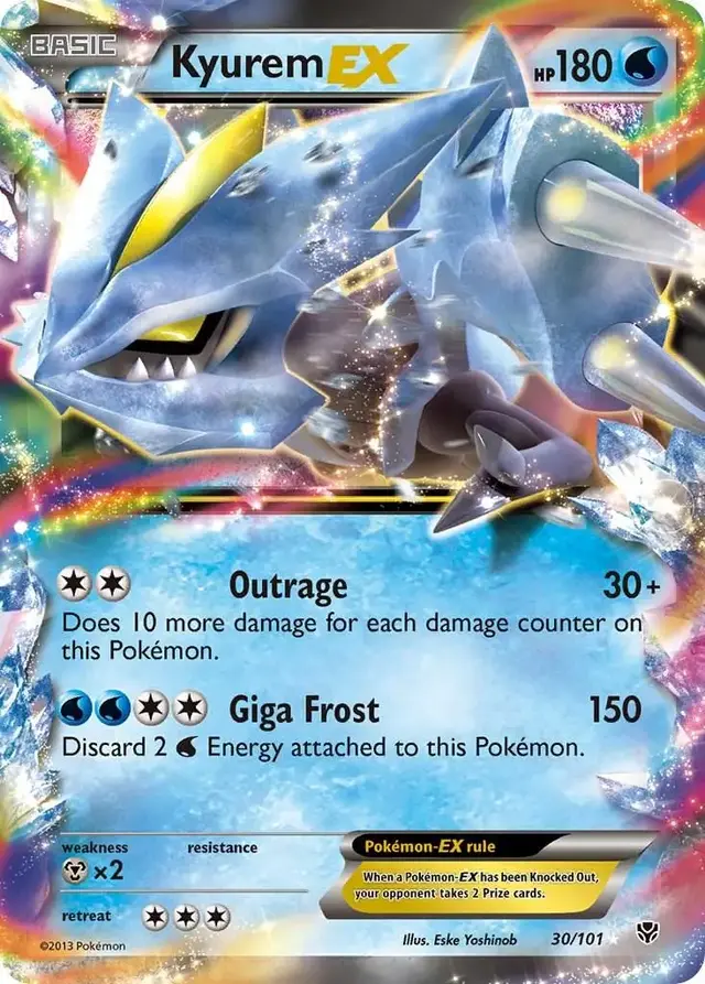 Kyurem EX - Pokemon Plasma Blast #30