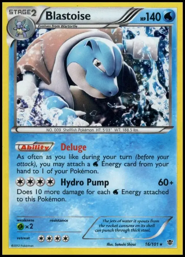 Blastoise [Cosmos Holo] - Pokemon Plasma Blast #16