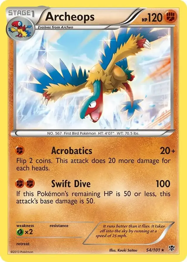Archeops - Pokemon Plasma Blast #54