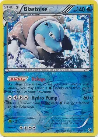 Blastoise [Reverse Holo] - Pokemon Plasma Blast #16
