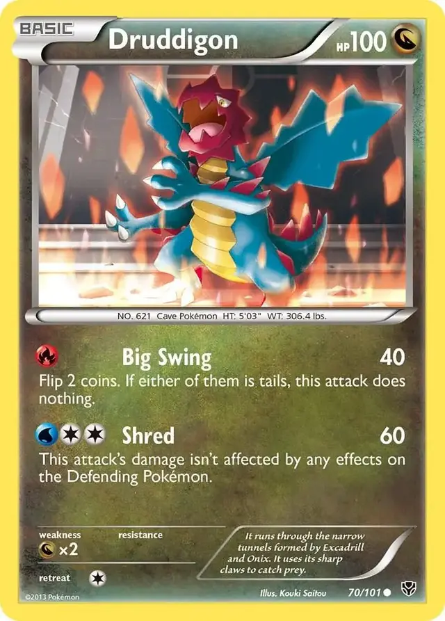 Druddigon - Pokemon Plasma Blast #70