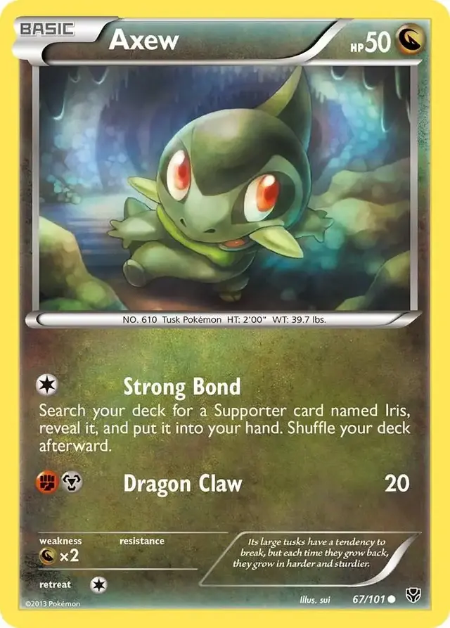 Axew - Pokemon Plasma Blast #67