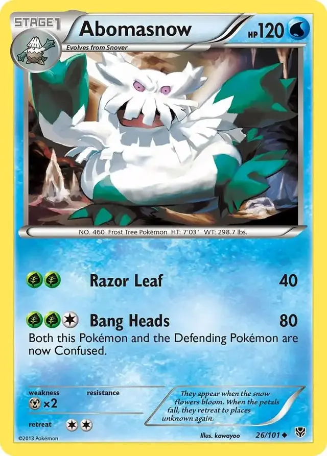 Abomasnow - Pokemon Plasma Blast #26