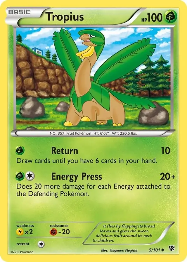 Tropius - Pokemon Plasma Blast #5