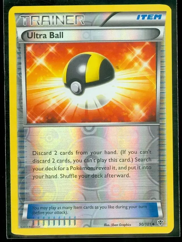 Ultra Ball [Reverse Holo] - Pokemon Plasma Blast #90