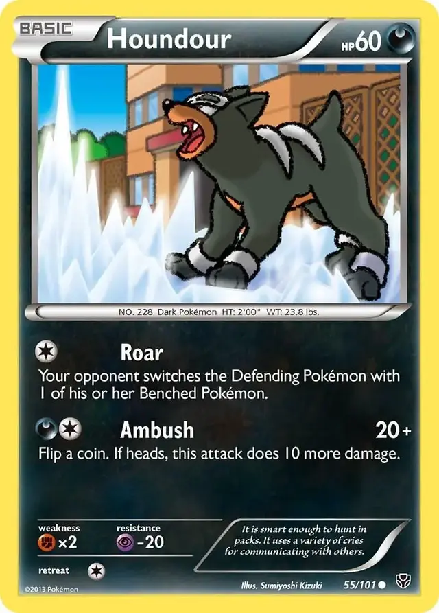 Houndour - Pokemon Plasma Blast #55