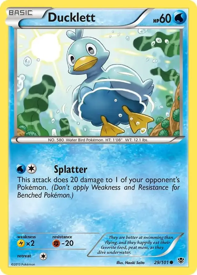 Ducklett - Pokemon Plasma Blast #29