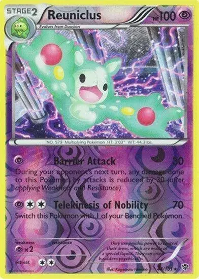 Reuniclus [Reverse Holo] - Pokemon Plasma Blast #44
