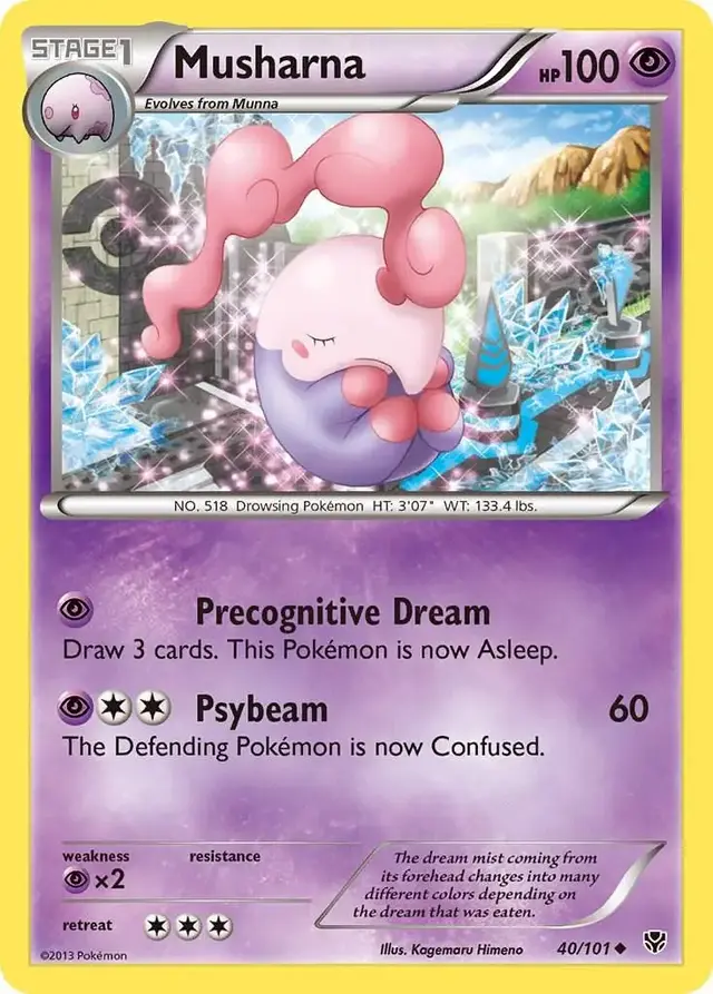 Musharna - Pokemon Plasma Blast #40