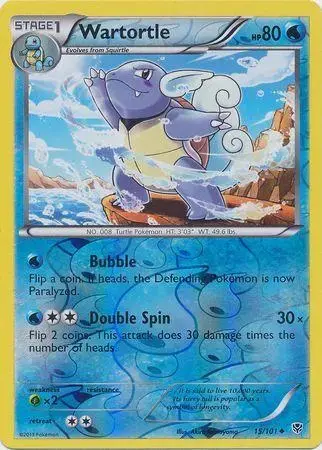 Wartortle [Reverse Holo] - Pokemon Plasma Blast #15
