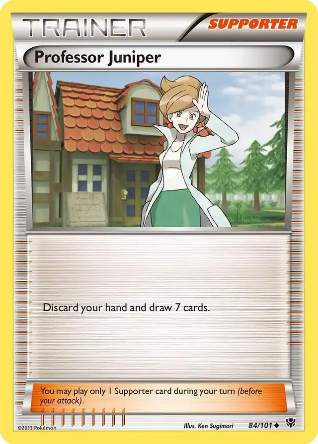 Professor Juniper - Pokemon Plasma Blast #84