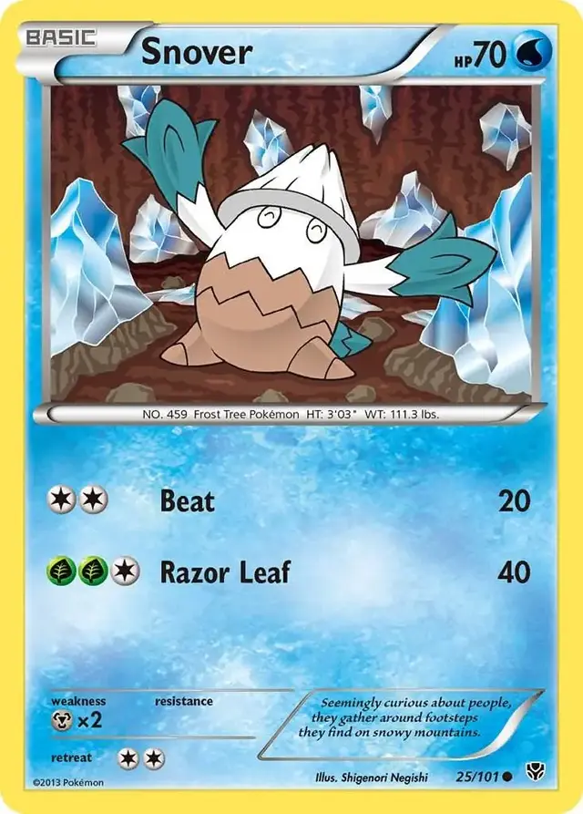 Snover - Pokemon Plasma Blast #25