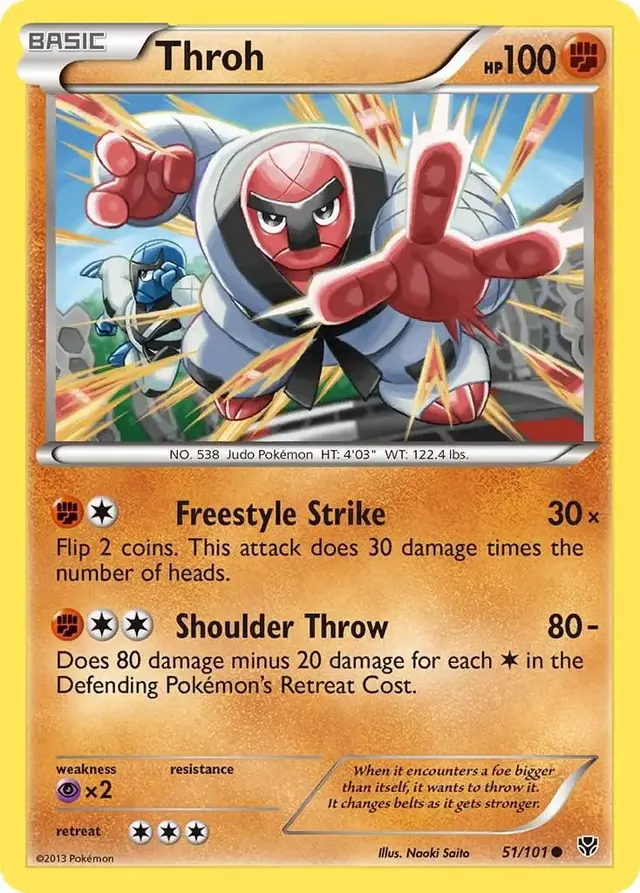 Throh - Pokemon Plasma Blast #51