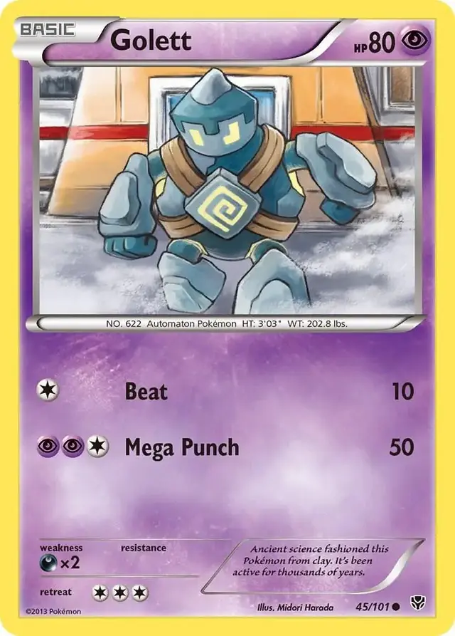 Golett - Pokemon Plasma Blast #45