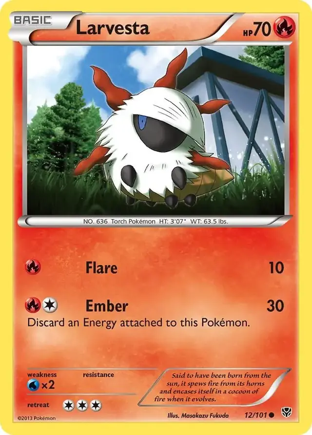 Larvesta - Pokemon Plasma Blast #12