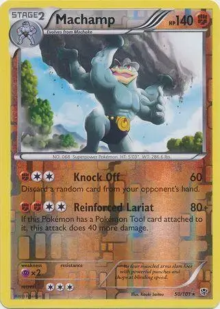 Machamp [Reverse Holo] - Pokemon Plasma Blast #50