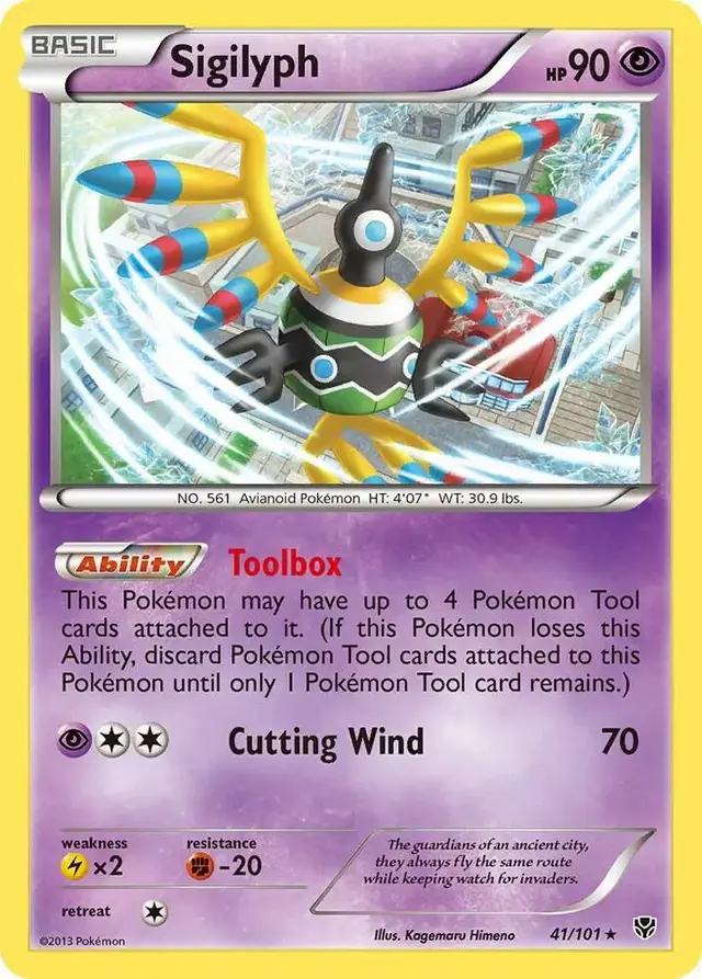 Sigilyph [Reverse Holo] - Pokemon Plasma Blast #41