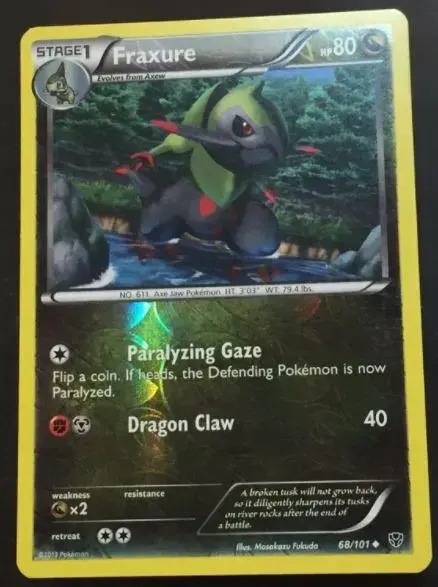 Fraxure [Reverse Holo] - Pokemon Plasma Blast #68