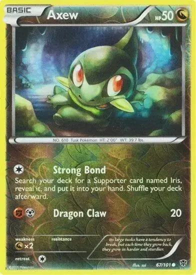 Axew [Reverse Holo] - Pokemon Plasma Blast #67