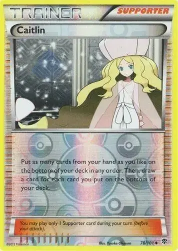 Caitlin [Reverse Holo] - Pokemon Plasma Blast #78