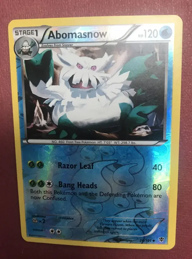 Abomasnow [Reverse Holo] - Pokemon Plasma Blast #26