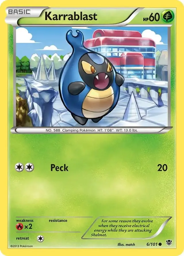 Karrablast - Pokemon Plasma Blast #6