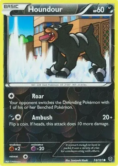 Houndour [Reverse Holo] - Pokemon Plasma Blast #55