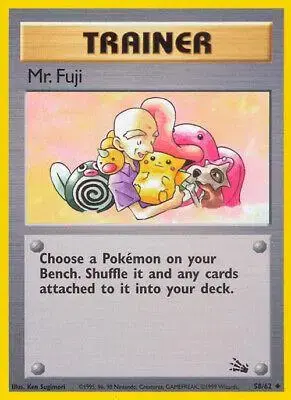 Mr. Fuji - Pokemon Fossil #58