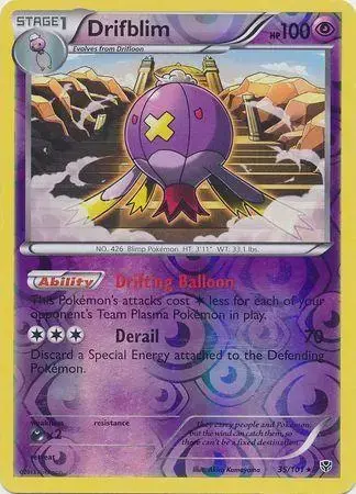 Drifblim [Reverse Holo] - Pokemon Plasma Blast #35