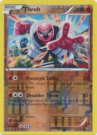 Throh [Reverse Holo] - Pokemon Plasma Blast #51