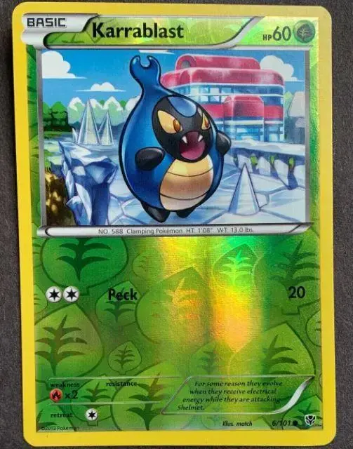 Karrablast [Reverse Holo] - Pokemon Plasma Blast #6