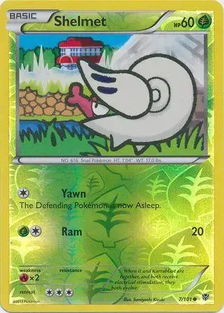 Shelmet [Reverse Holo] - Pokemon Plasma Blast #7