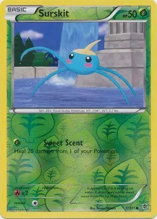 Surskit [Reverse Holo] - Pokemon Plasma Blast #1
