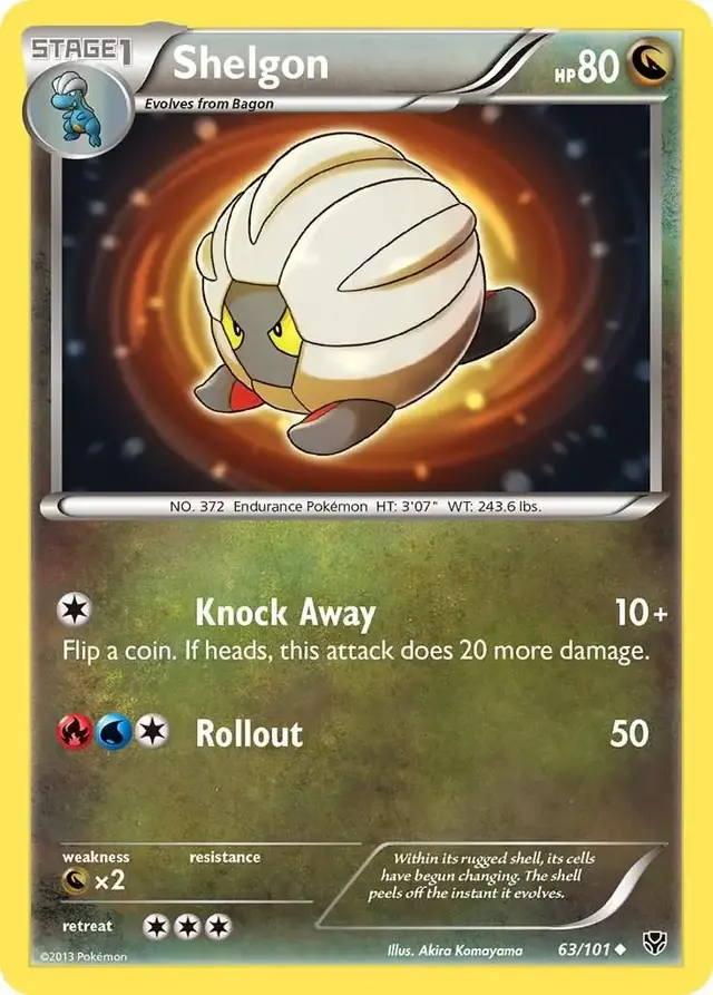Shelgon - Pokemon Plasma Blast #63