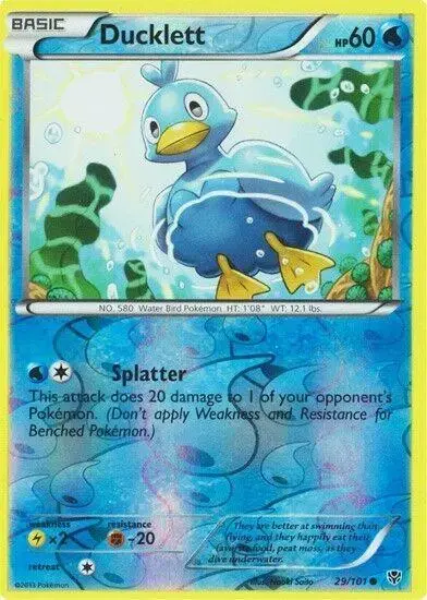 Ducklett [Reverse Holo] - Pokemon Plasma Blast #29