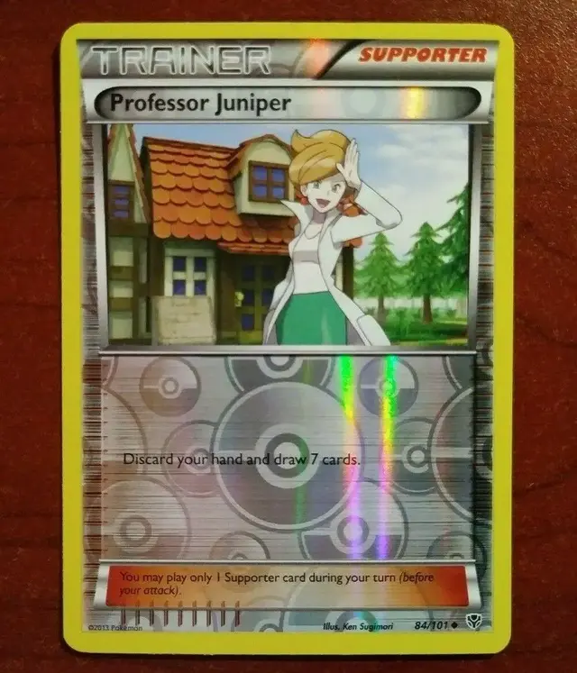 Professor Juniper [Reverse Holo] - Pokemon Plasma Blast #84