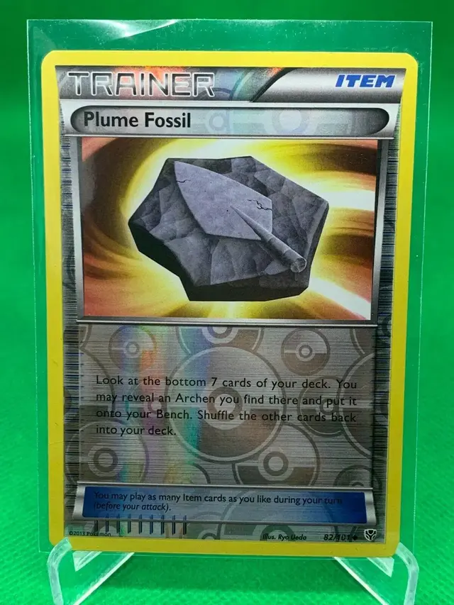 Plume Fossil [Reverse Holo] - Pokemon Plasma Blast #82