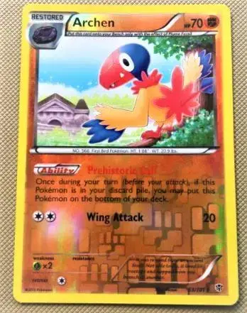 Archen [Reverse Holo] - Pokemon Plasma Blast #53