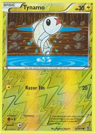 Tynamo [Reverse Holo] - Pokemon Plasma Blast #31