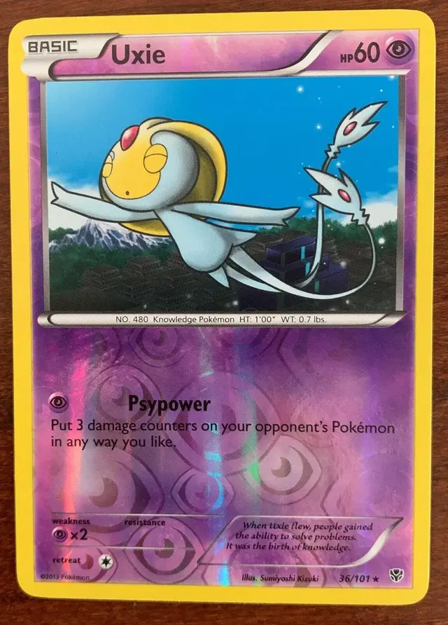 Uxie [Reverse Holo] - Pokemon Plasma Blast #36