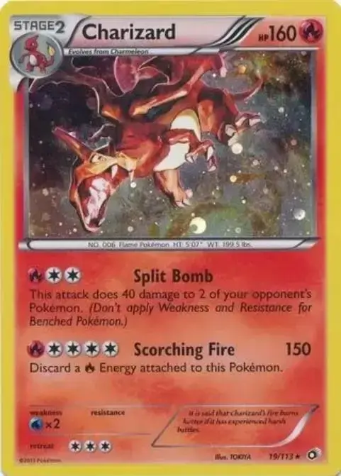 Charizard [Cosmos Holo] - Pokemon Legendary Treasures #19