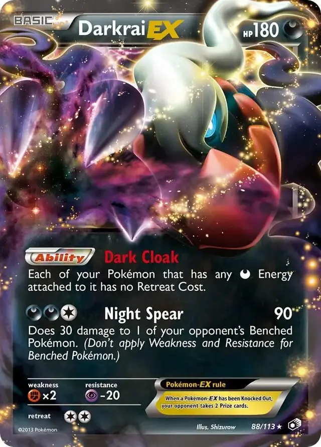 Darkrai EX - Pokemon Legendary Treasures #88