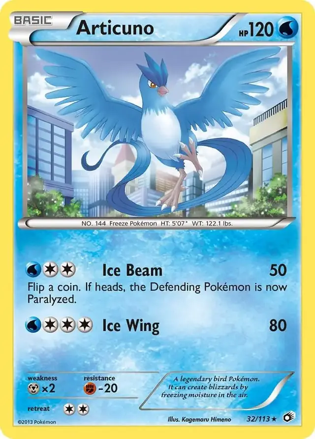 Articuno - Pokemon Legendary Treasures #32