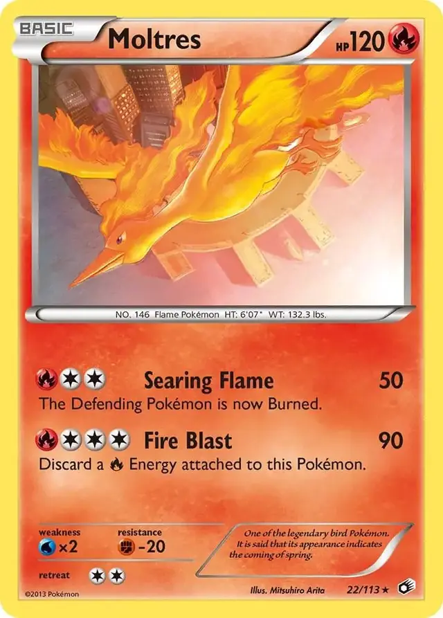 Moltres - Pokemon Legendary Treasures #22