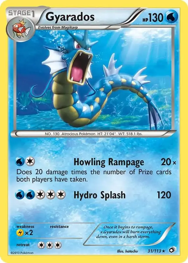 Gyarados - Pokemon Legendary Treasures #31