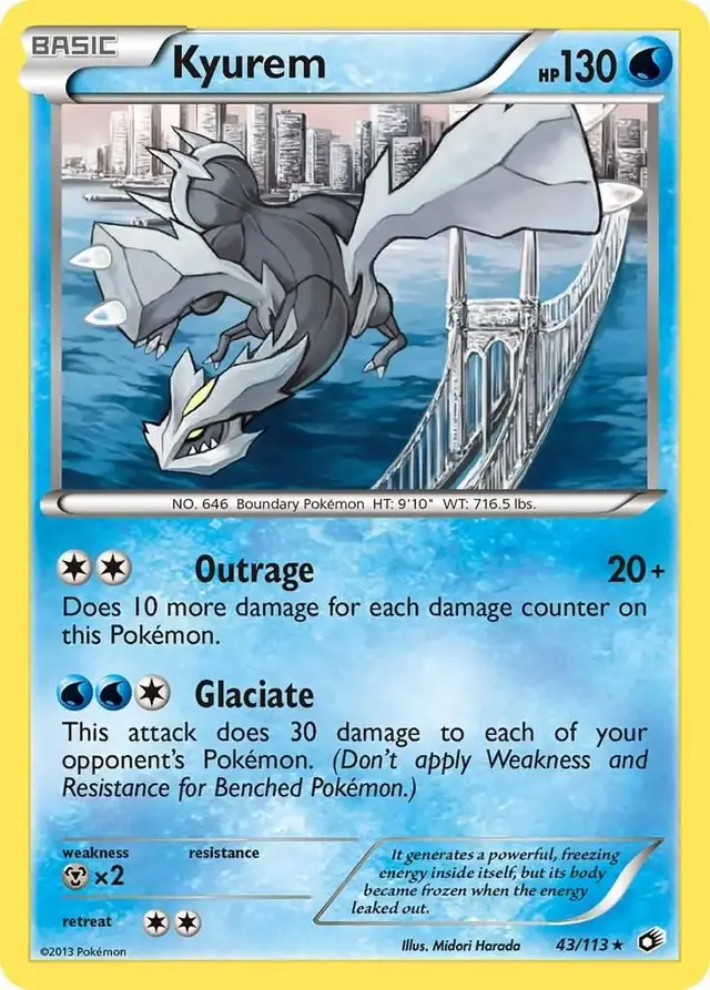 Kyurem - Pokemon Legendary Treasures #43